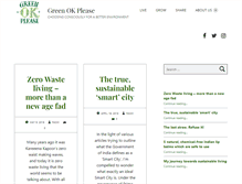 Tablet Screenshot of greenokplease.com